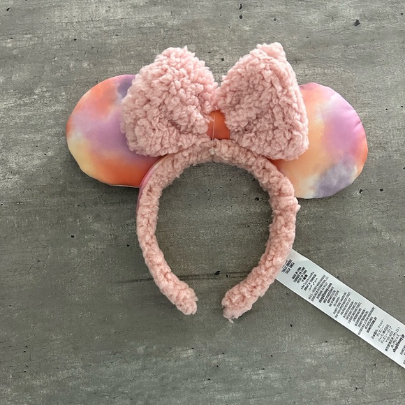 Disney Ears Headband Tie Dye Bow NWT - Picture 2 of 2